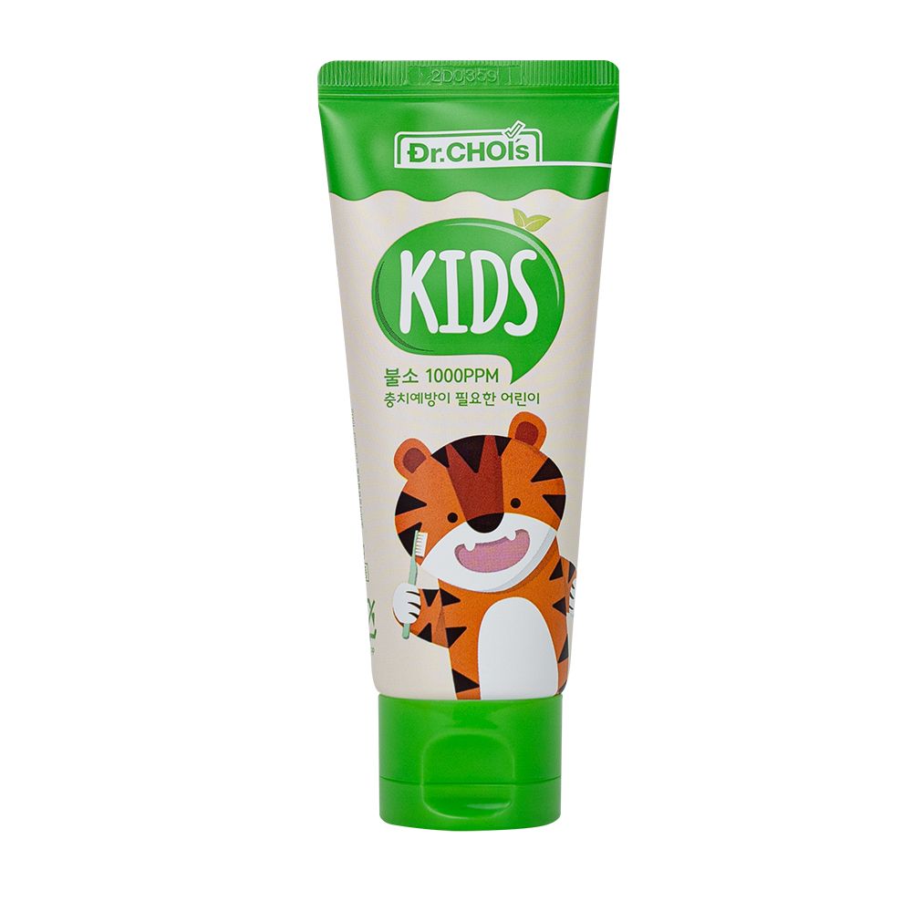 [DR.CHOI'S] Good Toothpaste Kids 60g  1000ppm Fluoride Toothpaste for Children 36 Months and Older_Good Ingredients _Made in Korea